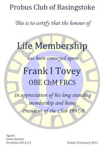 FrankToveyCertificate