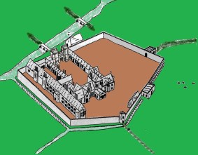 Mansion in Tudor times wiv tower 2.03.2018