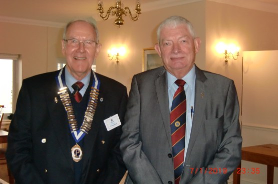 president chris perkins with paul miller