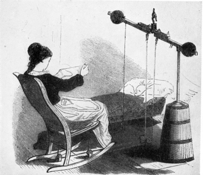 BUTTER CHURN BABY ROCKER